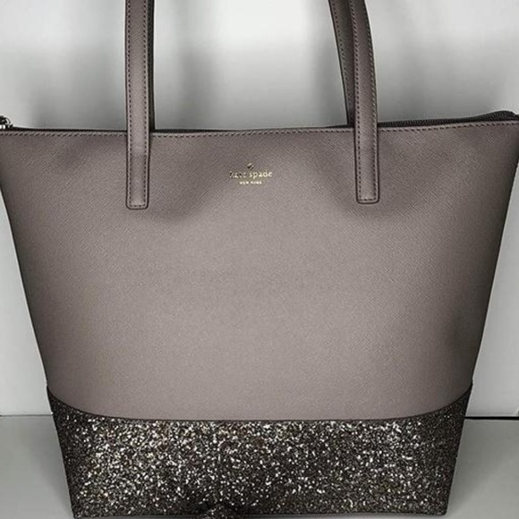 Kate Spade sparkle tote & wallet / penny & neda - Picture 3 of 8